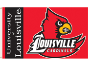 Louisville Cardinals 3 Ft. X 5 Ft. Flag W Grommets