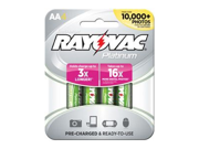 Rayovac Platinum Rechargeable NiMH Batteries AA 4 per Pack