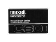 Maxell 60 Minutes Communicator Series Audio Cassette 10 EA BX