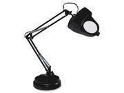 Full Spectrum Magnifier Desk Lamp 30 High Black