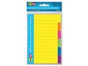 Redi Tag 4x6 Sticky Ruled Divider Notes 72 PK CT