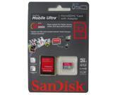 SanDisk Mobile Ultra 32GB microSD microSDHC Card with SD Adapter SDSDQU 032G U46A **Newest Class 10 Version*** Ship from USA