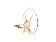 New Matashi CT0118 24K Gold Plated Bee Hummingbird Ornament Genuine Matashi Crystals