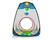 Dimple Children s Pop Up Tent with Basket Ball Hoop and 100 Balls DC11610
