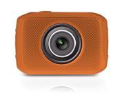 Pyle High Definition Sport Action Camera with 720p Wide Angle Camcorder 5.0 MP Camera 2 Inch Touch Screen Orange Color