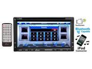 Lanzar 6.95 Double DIN Touchscreen Video DVD MP4 MP3 CD Player With Hands Free Bluetooth