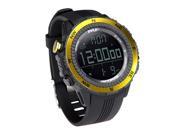 PyleSports Digital Multifunction Active Sports Watch with Altimeter Barometer Chronograph Compass Count Down Timer Measuring Weather Forecast Modes Ye
