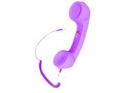 Handset for iPhone iPad iPod and Android Phones Easy Use Purple