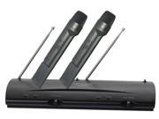 Professional Dual VHF Wireless Handheld Microphone System
