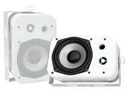 PyleHome 5.25 Indoor Outdoor Waterproof Speakers White