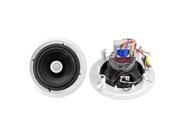 PyleHome 8 Two Way In Ceiling Speakers w 70V Transformer