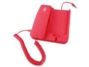 PyleHome Handheld Phone and Desktop Dock for iPhone Red color