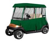 PyleSports Armor Shield Deluxe 4 Sided Golf Cart Enclosure 2 Passenger Fits Carts up to 66 Length Olive Color