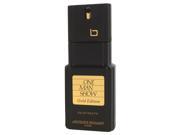 One Man Show by Jacques Bogart for Men 3.3 oz EDT Spray Gold Edition Tester