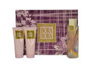 Bora Bora by Liz Claiborne for Women 3 Pc Gift Set 3.4oz EDP Spray 3.4oz Body Lotion 3.4oz Shower Gel