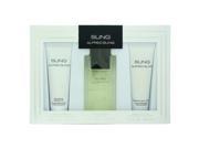 Sung by Alfred Sung for Women 3 Pc Gift Set 3.4oz EDT Spray 2.5oz Essential Body Lotion 2.5oz Refreshing Shower Gel