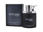 YACHT MAN BLACK by Myrurgia EDT SPRAY 3.4 OZ for MEN