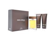 The One by Dolce Gabbana for Men 3 Pc Gift Set 3.3oz EDT Spray 1.6oz After Shave Balm 1.6oz Shower Gel