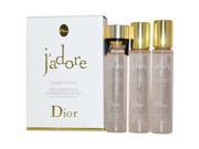 J adore by Christian Dior for Women 3 x 20 ml EDP Purse Spray 2 Refills