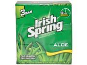 Aloe Deodorant Soap by Irish Spring for Unisex 3 x 4 oz Deodorant