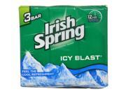 IcyBlast Cool Refreshment Deodorant Soap by Irish Spring for Unisex 3 x 4 oz Soap