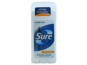 Sure Deodorant Invisible Solid Regular by Sure for Unisex 2.6 oz Deodorant Stick