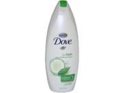 Go Fresh Cool Moisture Body Wash with NutriumMoisture Cucumber Green Tea Scent by Dove for Unisex 24 oz Body Wash