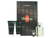 Life on Top by Penthouse for Men 4 Pc Gift Set 4.2oz EDT Spray 5oz Shower Gel 5oz After Shave Balm Keychain