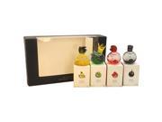 Angry Birds Miniatures Collection by Angry Birds for Kids 4 Pc Mini Gift Set 0.17oz Black Bird EDP Splash 0.17oz Red Bird EDP Splash 0.17oz King Pig EDP Spl