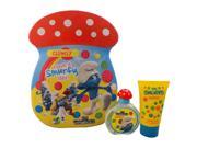 The Smurfs Clumsy by First American Brands for Kids 2 Pc Gift Set 1.7oz EDT Spray 2.5oz Bubble Bath