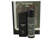 Lomani by Lomani for Men 2 Pc Gift Set 3.3oz EDT Spray 6.6oz Deodorant Spray