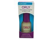 Matte Top Matte TopCoat by Orly for Women 0.6 oz Nail Polish
