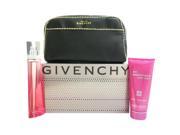 Very Irresistible by Givenchy for Women 3 Pc Gift Set 1.7oz EDT Spray 3.3oz Sensation Body Veil Pouch