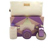 Bvlgari Omnia Amethyste by Bvlgari for Women 4 Pc Gift Set 2.2oz EDT Spray 2.5oz Body Lotion 2.5oz Scented Soap Beauty Pouch