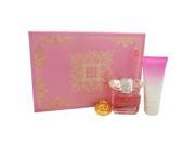 Versace Bright Crystal by Versace for Women 3 Pc Gift Set 3oz EDT Spray 3.4oz Body Lotion Versace Key Chain