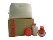 Bvlgari Omnia Coral by Bvlgari for Women 4 Pc Gift Set 2.2oz EDT Spray 2.5oz Body Lotion 2.6oz Scented Soap Beauty Pouch