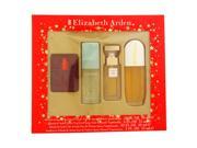 Elizabeth Arden Variety by Elizabeth Arden for Women 4 Pc Mini Gift Set 0.33oz Red Door EDT Spray 0.5oz Green Tea Scent Spray 0.33oz 5th Avenue EDP Spray 0