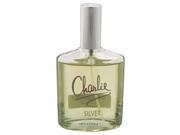 Charlie Silver by Revlon for Women 3.4 oz EDT Spray Unboxed