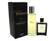 Terre D Hermes by Hermes for Men 2 Pc Gift Set 4.2oz EDT Splash 1oz EDT Spray