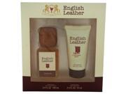 English Leather by Dana for Men 2 Pc Gift Set 3.4oz Cologne Splash 2.5oz After Shave Balm