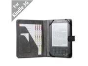 Acase TM Kindle 3 Professional Leather Case Black Fits 6 Display Latest Generation Kindle