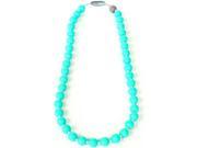 Itzy Ritzy Bead Teething Necklace Turquoise