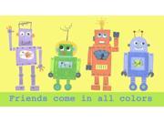The Little Acorn Friends Come In All Colors Wall Art 4 Robots