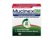 DM Max Strength Expectorant and Cough Suppressant 28 Tablets Box
