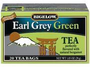 Bigelow Earl Grey Green Tea 20 Count Boxes Pack of 6
