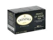 Twinings Prince of Wales Tea Tea Bags 20 Count Boxes Pack of 6