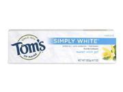 NEW Simply White Sweet Mint Tom s Of Maine 4.7 oz Gel