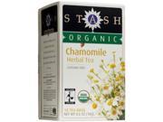 Stash Premium Organic Chamomile Herbal Tea Tea Bags 18 Count Boxes Pack of 6