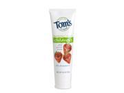 Tom s of Maine Fluoride Free Children s Toothpaste Silly Strawberry 4.2 Ounce Pack of 3