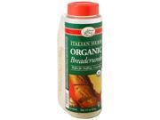 Edward Sons Organic Breadcrumbs Italian Herbs 15 Ounce Container Pack of 6
